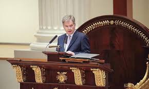 Niinistö yliopistossa